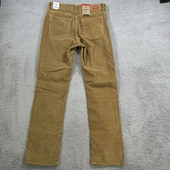 Levi's Pants Womens 29x30 Brown 314 Shaping Straight Corduroy NWT - Picture 7 of 12